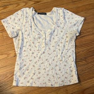 perfect condition floral zelly top from brandy melville